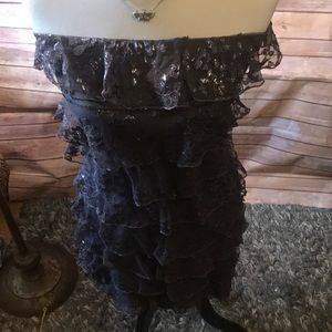 Express Grey Lace dress